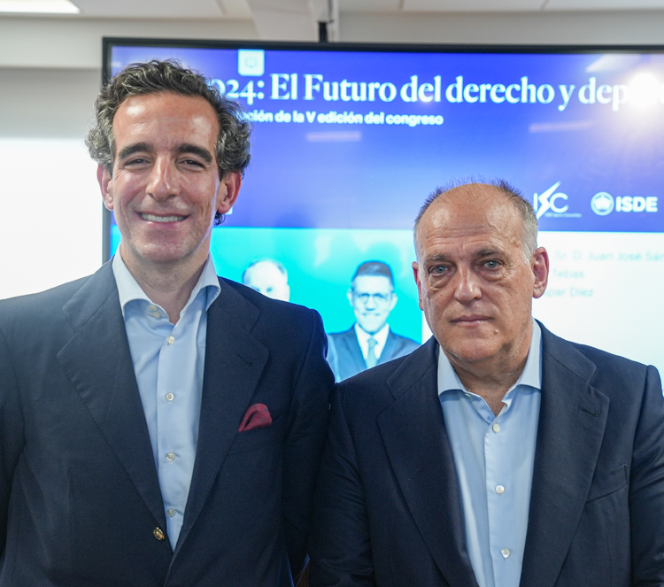 Juan José Sánchez Puig y Javier Tebas