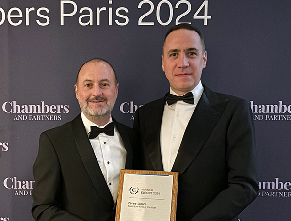 Iván Delgado y Julio Lujambio, Socio Ejecutivo Internacional y Socio Ejecutivo de Pérez-Llorca