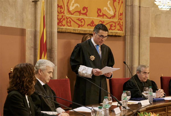 El presidente del Consell de Col·legis de Procuradors dels Tribunals de Catalunya, Javier Segura Zariquiey