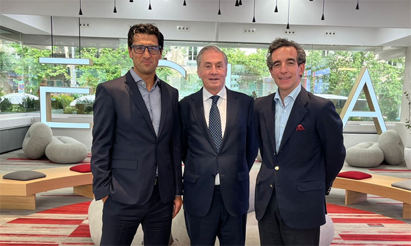 Hugo Ecija, Fernando Vizcaíno y Juan José Sánchez Puig