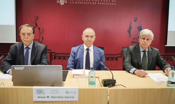 Eugeni Gay, Jesús M. Sánchez y Francesc Tusquets i Trias de Bes
