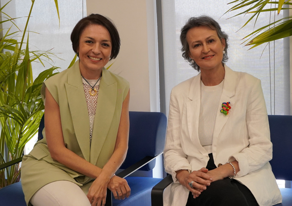 Silvia Palacios y Sonia Jadraque