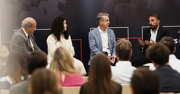 Alejandro Lucero socio en Savia Asset Management (moderador); Sonia Benito, directora general de Atlante; Javier Hernández Berrocal socio en Ataliter; José Cecilio Castillo González, socio director de Castillo & Campos Procura