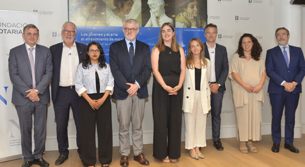 José Ángel Martínez Sanchiz, Gregorio Luri, Margarita Guerrero, Miguel Falomir, Andrea G. Henry, Rosa Hinojosa, Íñigo Alfonso, Andrea Gomés e Ignacio Gomá