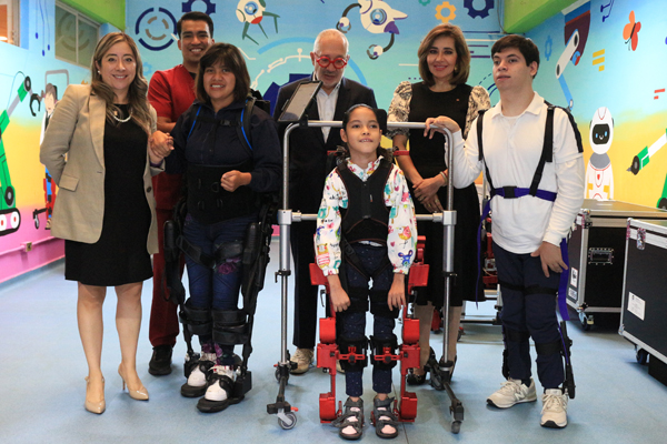 Beneficiarios de APAC en exoesquelétos