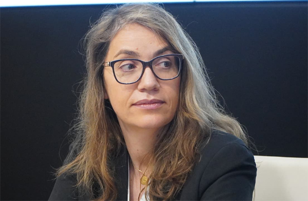 la presidenta de la Sección de Igualdad de la corporación madrileña, Estela Martín