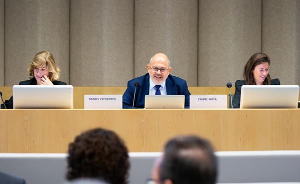 Yolanda Valdeolivas, Daniel Cifuentes e Isabel Moya