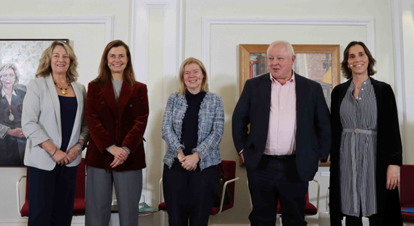 Amelia Pérez, Roberta Poza, Elisa de la Nuez, , Ángel de la Fuente y Ana de la Herrán