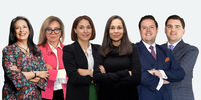 María Teresa Paillés, María Esther Rey, Isabel Villa, Silvia de Paz, Jacinto Ávalos Capín, Jerónimo Ramos