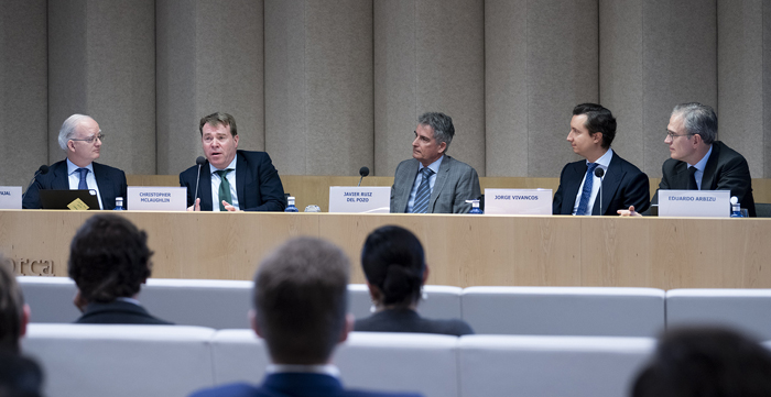 Javier Carvajal, Christopher McLaughlin, Javier Ruiz del Pozo, Jorge Vivancos y Eduardo Arbizu