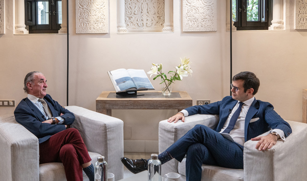 Mario Conde, ex Presidente de Banesto y Antonio Benítez Ostos, Socio director y fundador de Administrativando Abogados