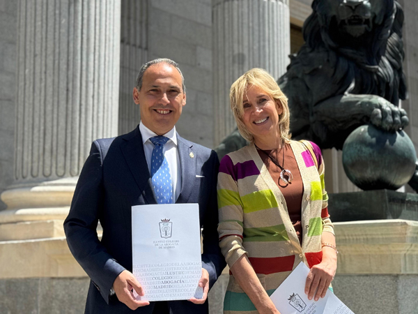 el decano Eugenio Ribón y la vicedecana Isabel Winkels