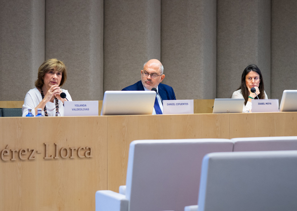 Yolanda Valdeolivas, Daniel Cifuentes e Isabel Moya