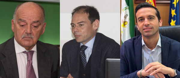 Ignacio de Cuevillas Matozzi, Francisco Zambrana Arellano y Esteban Rondón Mata