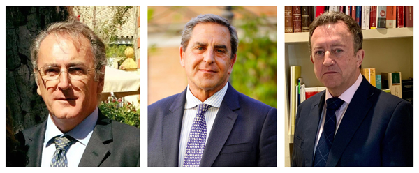 Federico Fernández Rodríguez, Leandro Cabrera Mercado y Luis Alejandro Moreno Aragón