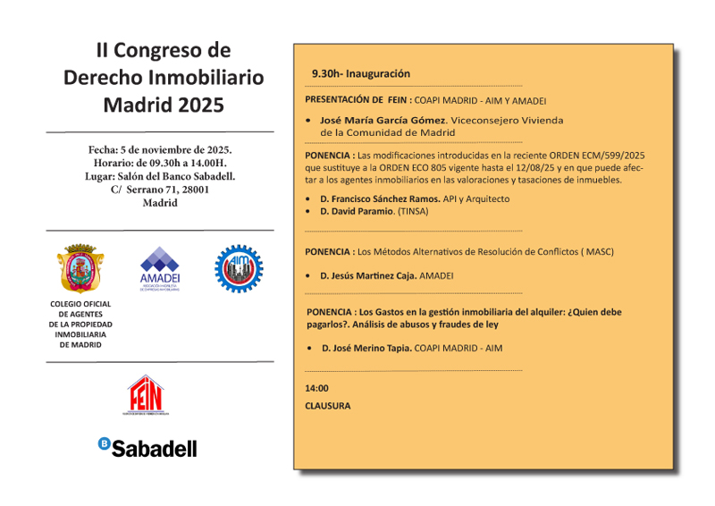 II Congreso de Derecho Inmobiliario