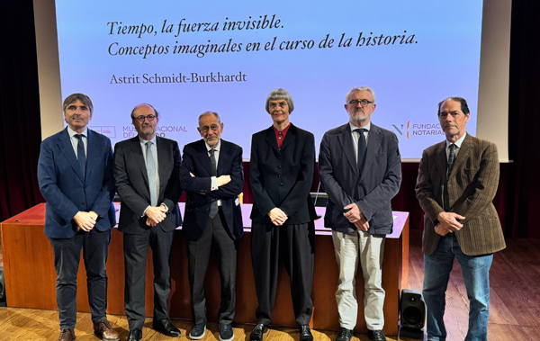 Alfonso Palacio, Raimundo Fortuñy, Javier Solana, Astrit Schmidt-Burkhardt, Miguel Falomir y Javier Arnaldo