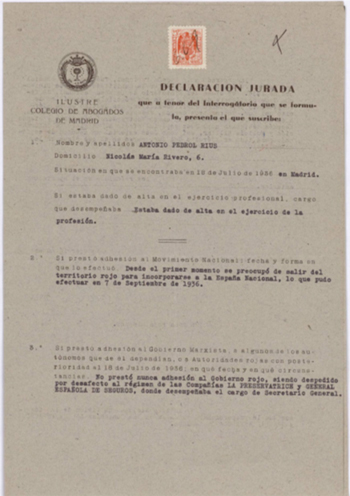 depuraciones en el ICAM