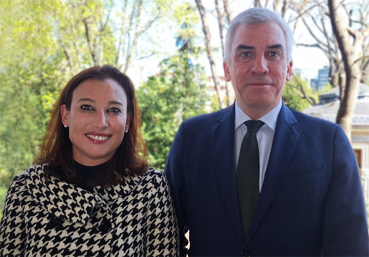 Belén Pablos y Carlos Martos