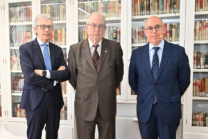 Ignacio Paz-Ares, Jesús Quijano y Pedro Galindo