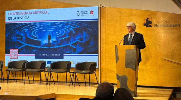 inauguración de la jornada La inteligencia artificial en la Justicia
