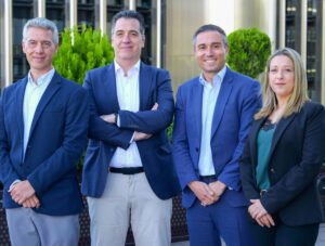 Mario Rodríguez Lancho, Carlos Barreda, Alberto Gilarranz y Aida Aparicio