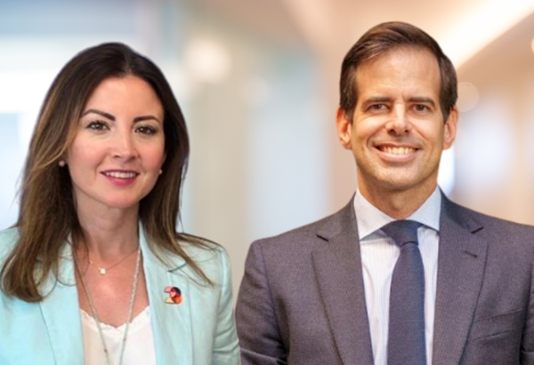 Ana Ercoreca de la Cruz, Presidenta de FEDECA y Antonio Benítez Ostos, socio director de Administrativando Abogados