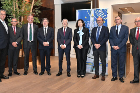 Fernando Grande-Marlaska visita al Consejo General del Notariado