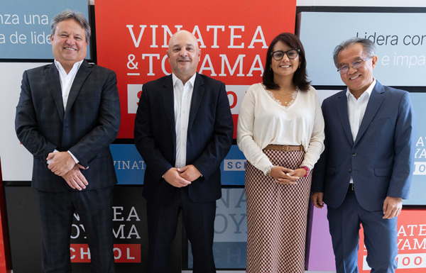 Jorge Toyama, Magaly Alarcón, Alfredo Salvador y Herbert Prelle