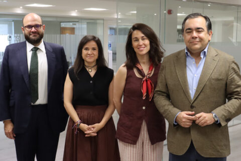 Jorge Molinero, CEO de Selier Abogados; Almudena Molinero, directora de Marketing y Comunicación de Selier Abogados; Laura Blanco, directora de ESG y Relaciones Institucionales de Selier Abogados; y Borja Echegaray, jefe del Área de Empresas de CEOE