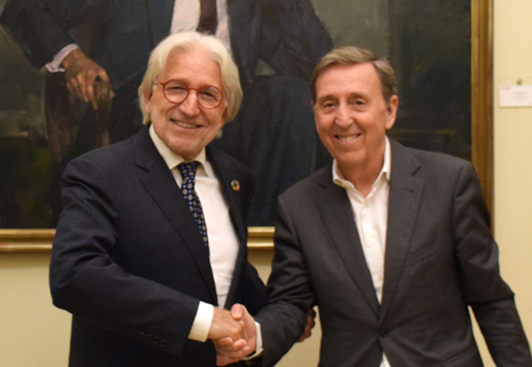 Josep Sánchez Libre, presidente de Foment, y Enrique Azorín, presidente de BDO Abogados
