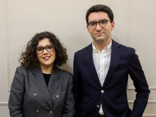 Inma Yáñez y Víctor Soriano, socio director de Soriano i Piqueras