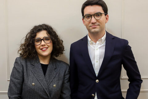 Inma Yáñez y Víctor Soriano, socio director de Soriano i Piqueras