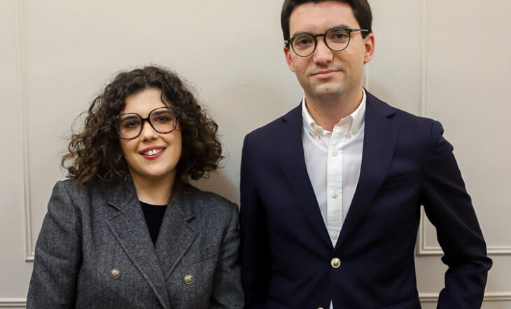 Inma Yáñez y Víctor Soriano, socio director de Soriano i Piqueras