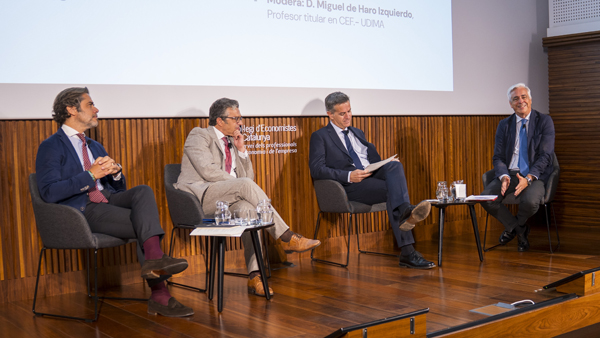 Jesús Romero Collado (Crowe), Jorge Rafael Muñoz Cortés (TSJC), Juan Ramón Pérez Tena (TEAC) y Miguel de Haro (CEF.-UDI