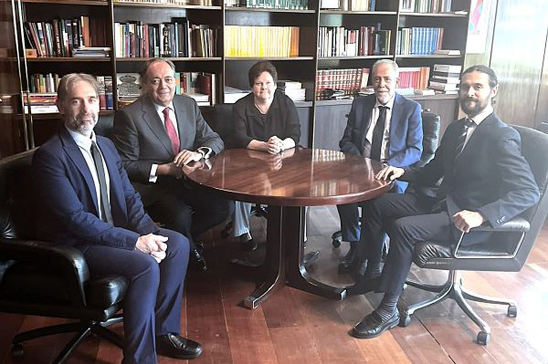 Pablo Carrasco, Andrés Gutierrez, M.ª del Carmen Giménez Cardona, Cristóbal Trillo, y Rafael Hernández
