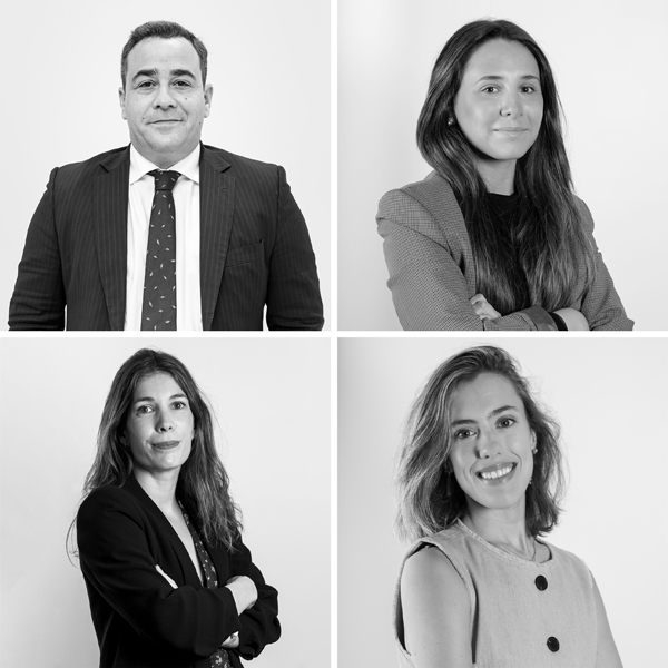 Antonio Castro Donaire y Paloma Heres Fernández-Ladreda, Eugenia Hinojal Cuadrado y Sofía Amat Samaranch