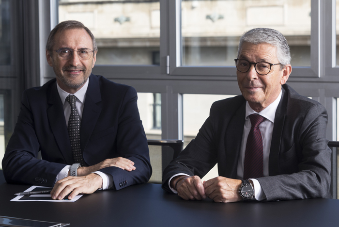 Emili Coll y Juan Luis Casanova, presidentes de los consejos de administración de Activa y Audria, respectivamente