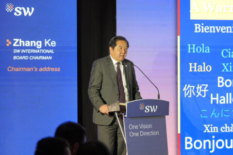 Zhang Ke. Presidente Mundial SW International