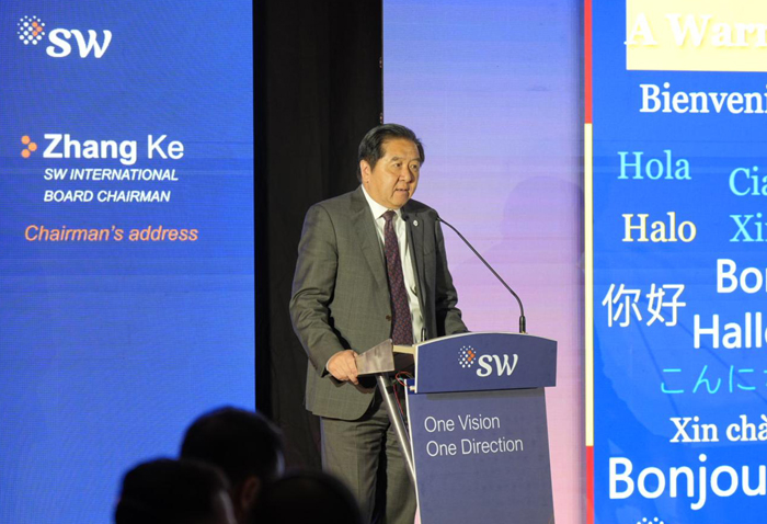 Zhang Ke. Presidente Mundial SW International